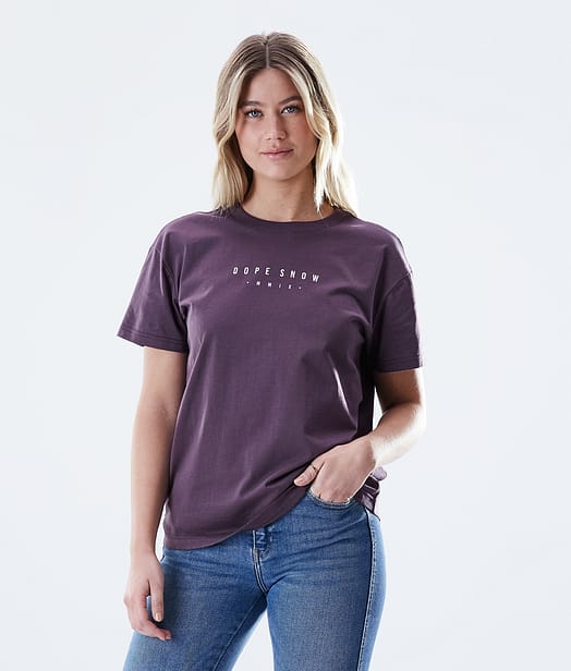 Dope Regular T-paita Naiset Faded Grape