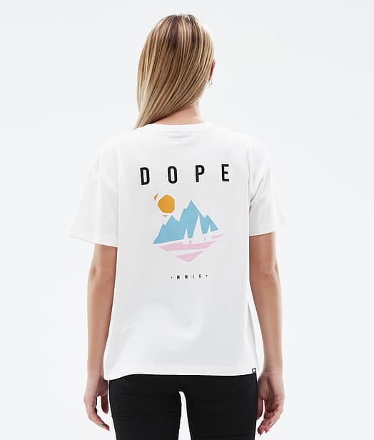 Dope Standard W 2022 T-paita Naiset White