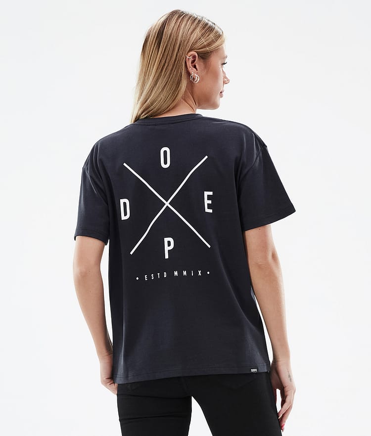 Dope Standard W 2022 T-paita Naiset 2X-Up Black, Kuva 1 / 5