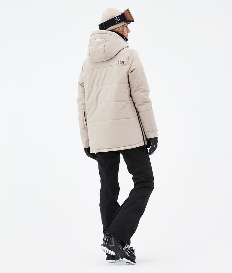 Dope Puffer W Laskettelu Outfit Naiset Sand/Black, Image 2 of 2