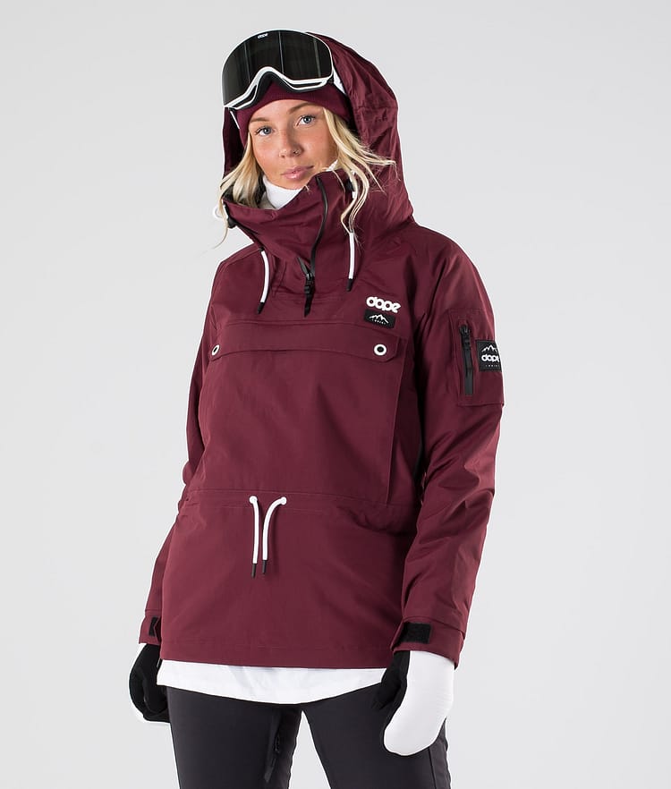 Dope Annok W 2019 Lumilautailutakki Naiset Burgundy, Kuva 1 / 9