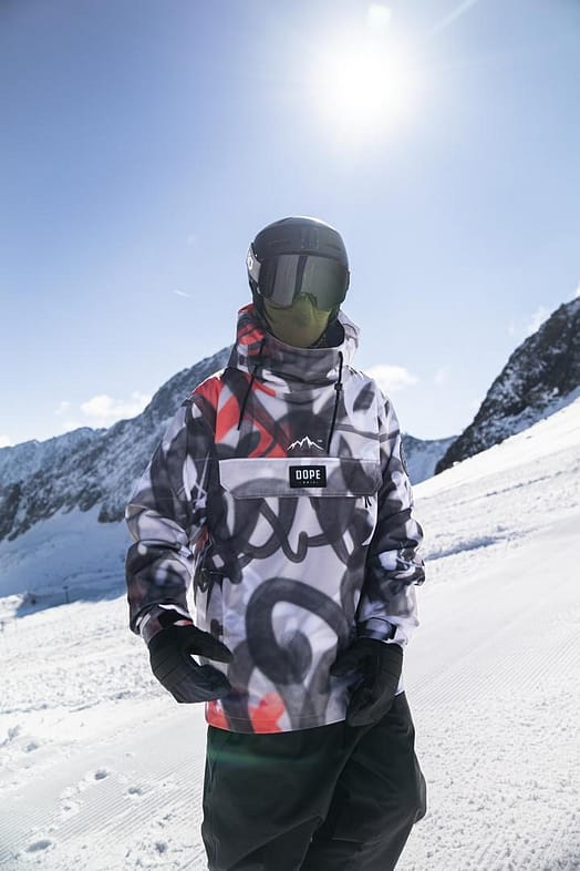 Asiakas @simonlju tuotteessa Dope Blizzard Laskettelutakki Miehet Spray Black Red