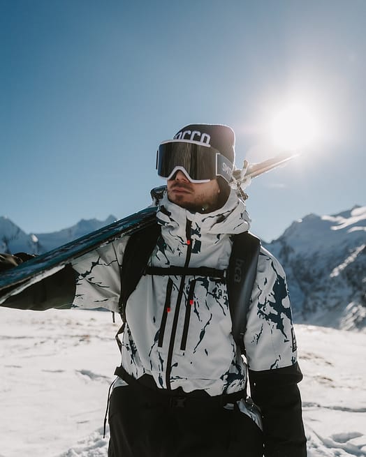 Asiakas @fabiostuder tuotteessa Montec Arch Lumilautailutakki Miehet Ice/Black