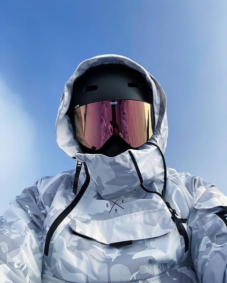 Asiakas @gioguariscoreal tuotteessa Dope Sight Laskettelulasit Black/Champagne Mirror