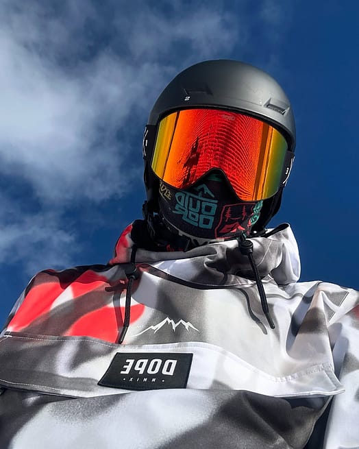 Asiakas @lifeandsnowboard tuotteessa Dope Blizzard Laskettelutakki Miehet Spray Black Red