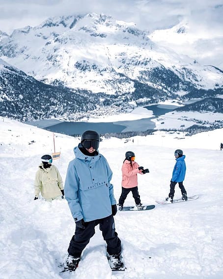 Asiakas @lucky_l.u.c tuotteessa Dope Legacy Lumilautailutakki Miehet Light Blue