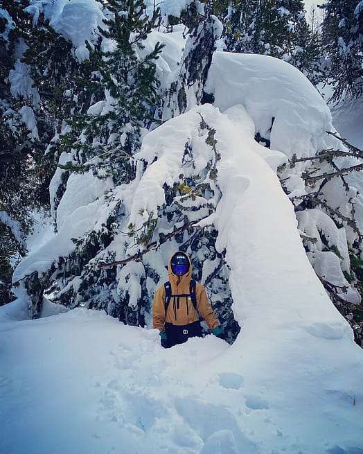 Asiakas @liam_meylan tuotteessa Montec Fawk Lumilautailutakki Miehet Gold/Black