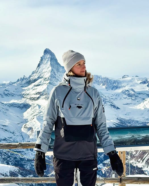 Asiakas @ila_hinri tuotteessa Montec Doom W Laskettelutakki Naiset Soft Blue/Black/Phantom