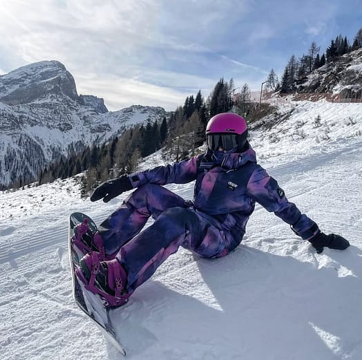 Asiakas @la__pisi tuotteessa Dope Iconic W Lasketteluhousut Naiset Dusk