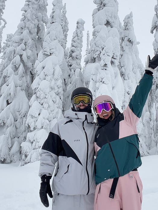 Asiakas @nicos_pow tuotteessa Dope Big W Lasketteluhousut Naiset Soft Pink