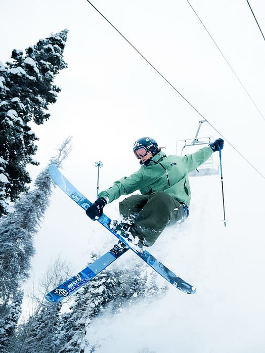 Asiakas @freeskiermagazine tuotteessa Dope Big Lumilautailuhousut Miehet Olive Green