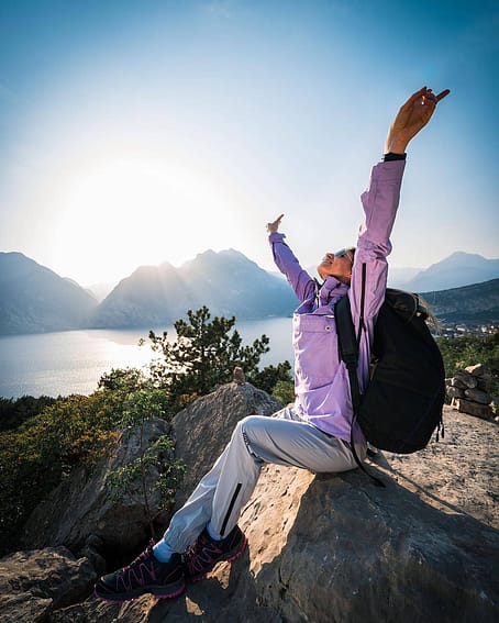 Asiakas @noe.grra tuotteessa Dope Hiker Light W Ulkoilutakki Naiset Faded Violet