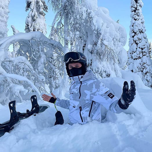 Asiakas @ksxauh tuotteessa Dope Akin Lumilautailutakki Miehet Grey Camo