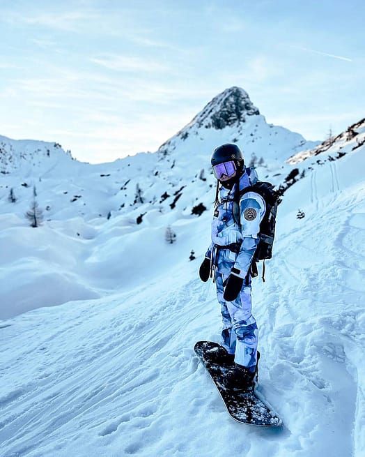 Asiakas @skvikskvik tuotteessa Dope Blizzard W Laskettelutakki Naiset Blot Violet