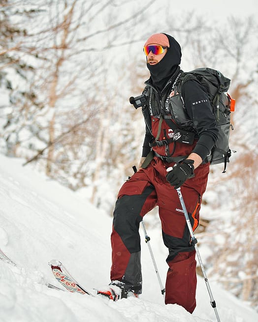 Asiakas @frozen__fingers tuotteessa Montec Fawk Lasketteluhousut Miehet Burgundy/Black