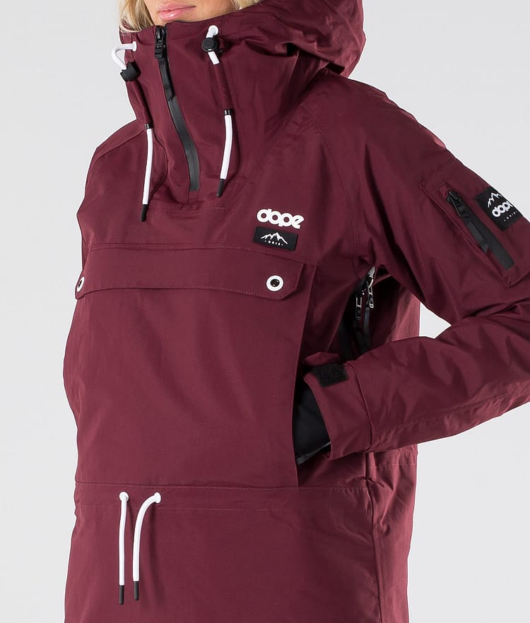Dope Annok W 2019 Lumilautailutakki Naiset Burgundy, Kuva 4 / 9