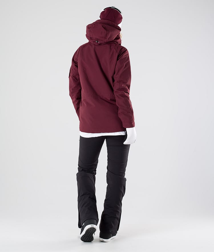 Dope Annok W 2019 Lumilautailutakki Naiset Burgundy, Kuva 9 / 9