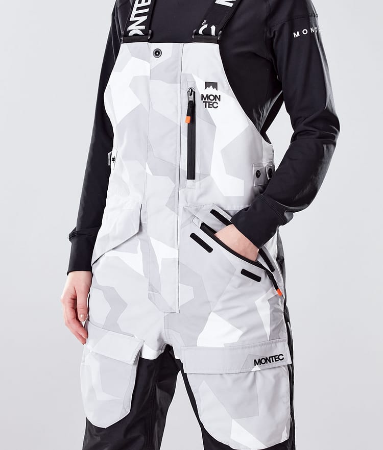 Montec Fawk W 2020 Lasketteluhousut Naiset Snow Camo/Black, Kuva 5 / 6