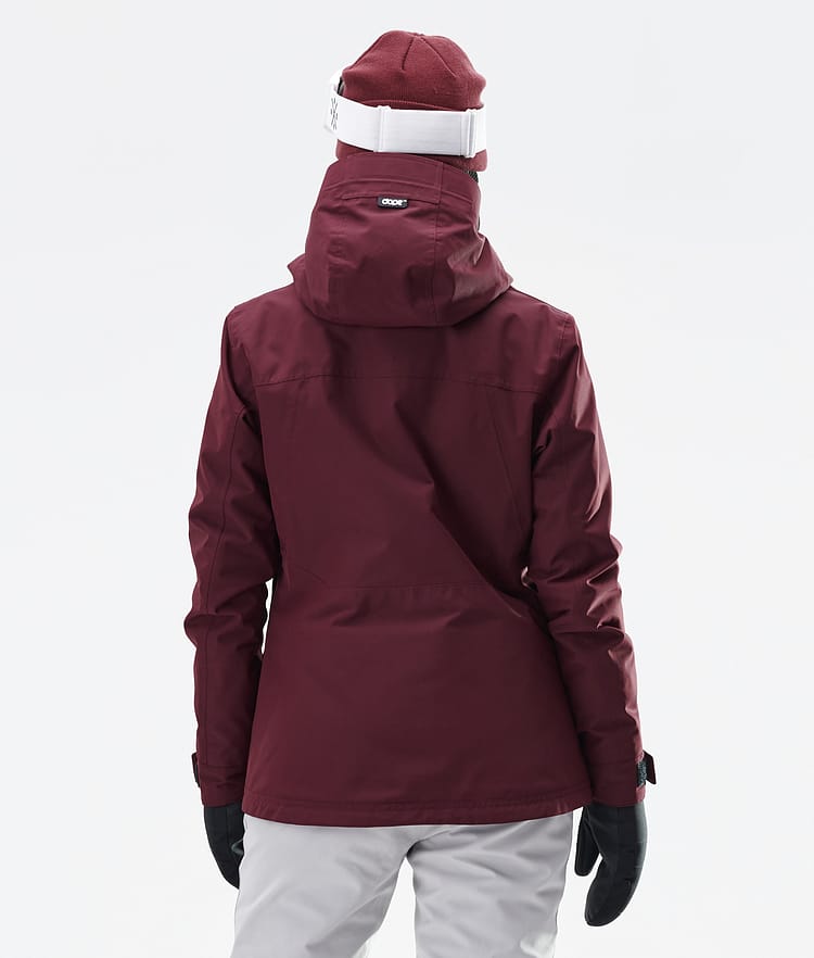 Dope Divine W Lumilautailutakki Naiset Burgundy, Kuva 6 / 9