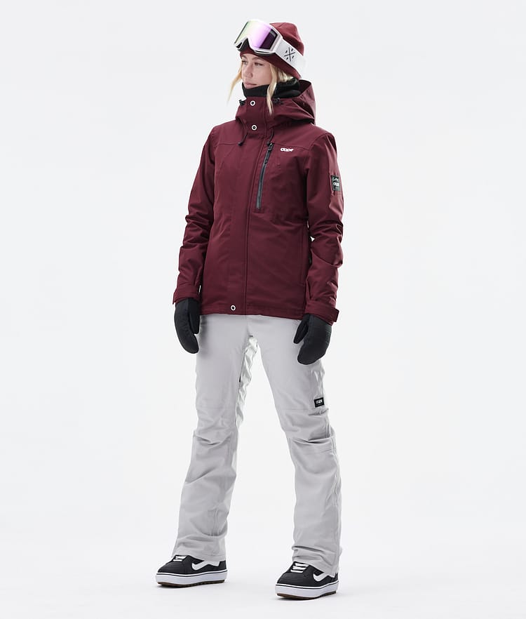 Dope Divine W Lumilautailutakki Naiset Burgundy, Kuva 7 / 9