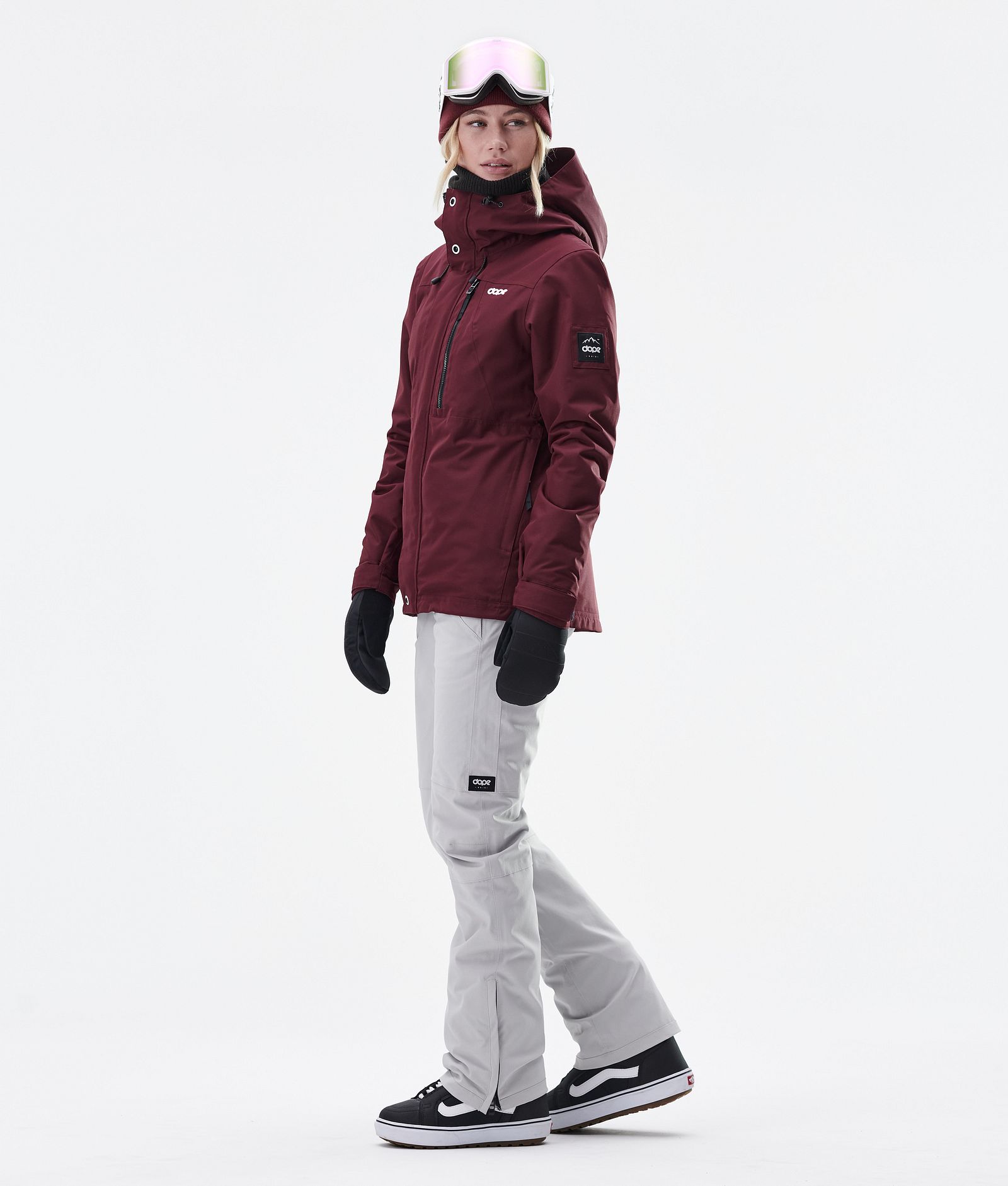 Dope Divine W Lumilautailutakki Naiset Burgundy, Kuva 8 / 9