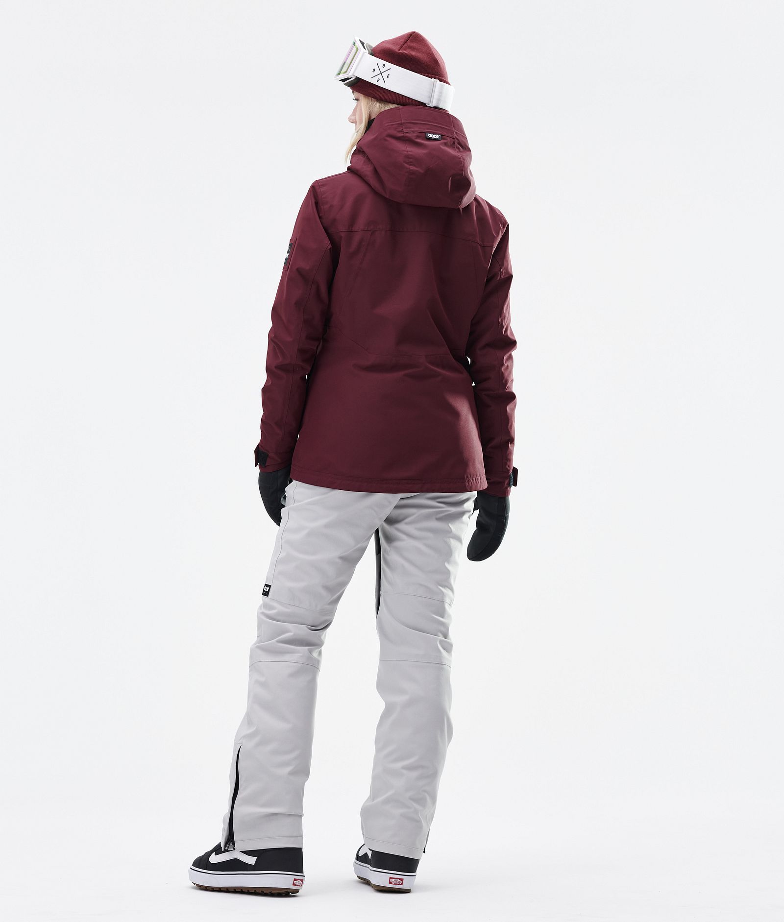 Dope Divine W Lumilautailutakki Naiset Burgundy, Kuva 9 / 9