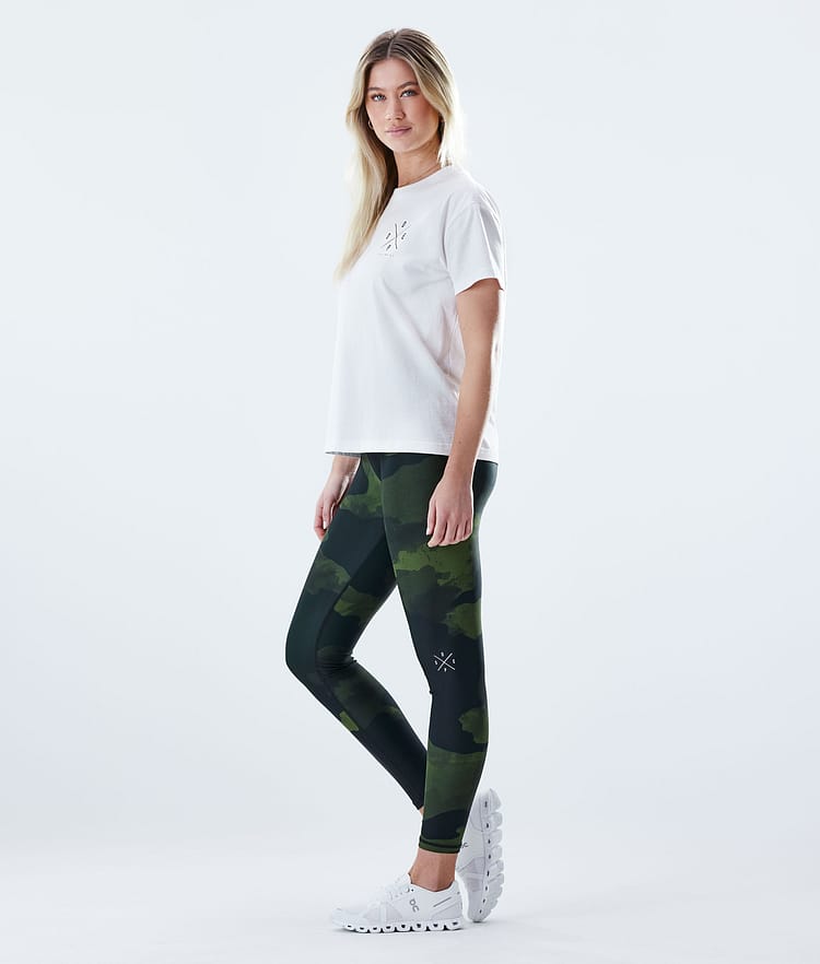 Dope Razor Leggingsit Naiset Green Camo, Kuva 3 / 9