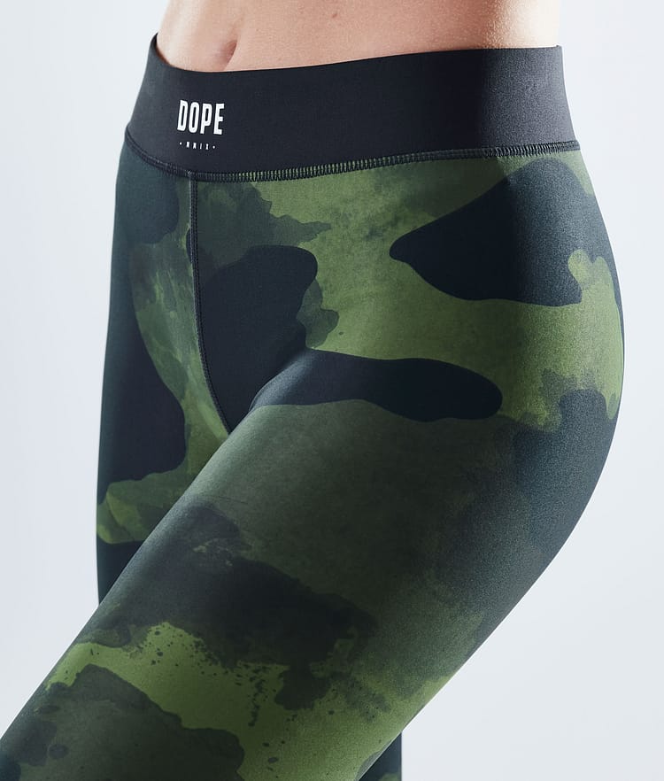 Dope Razor Leggingsit Naiset Green Camo, Kuva 5 / 9