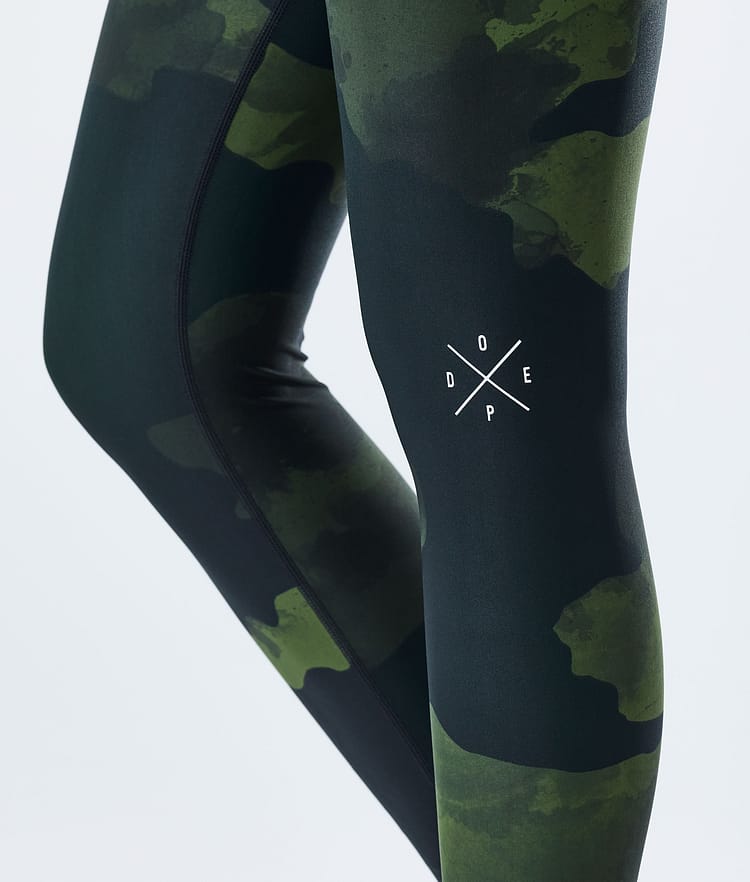 Dope Razor Leggingsit Naiset Green Camo, Kuva 7 / 9