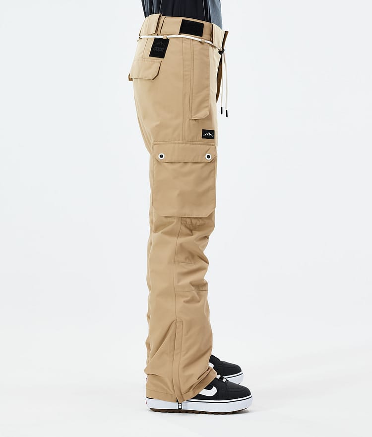 Dope Iconic W 2021 Lumilautailuhousut Naiset Khaki, Kuva 2 / 6