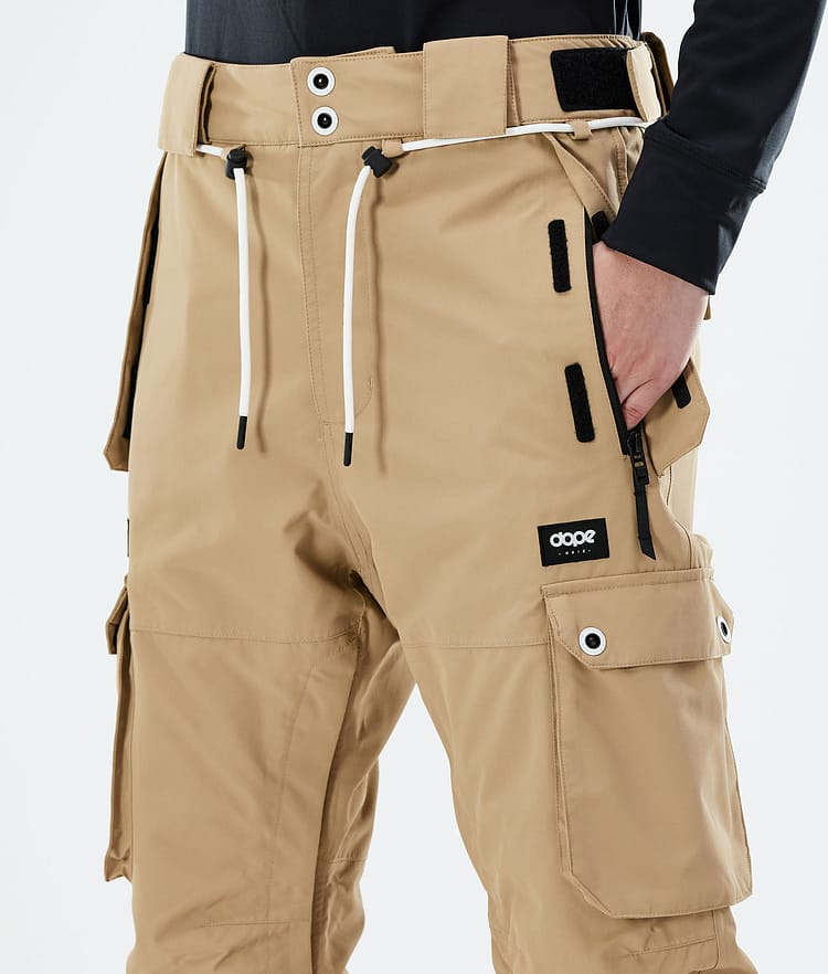 Dope Iconic W 21 Lumilautailuhousut Naiset Khaki, Kuva 4 / 6