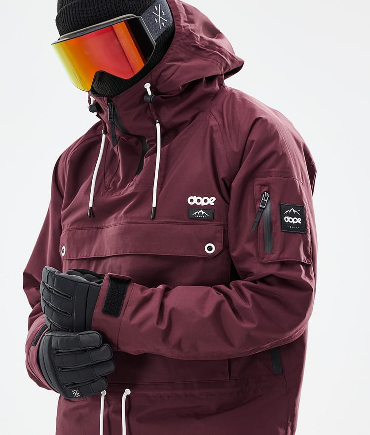 Dope Annok 21 Laskettelutakki Miehet Burgundy, Image 3 of 10