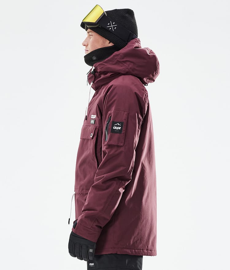 Dope Annok 21 Lumilautailutakki Miehet Burgundy, Image 7 of 10
