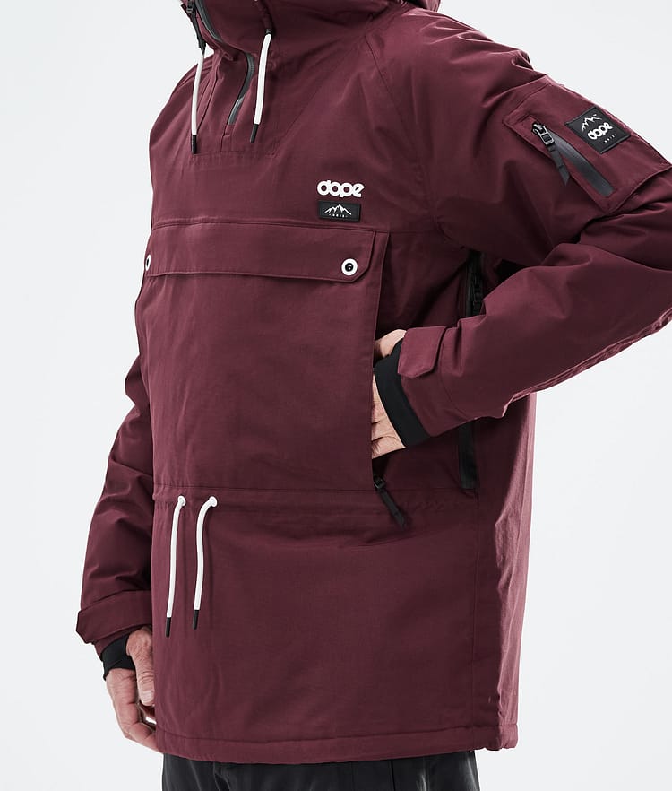 Dope Annok 21 Lumilautailutakki Miehet Burgundy, Image 9 of 10
