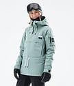 Dope Annok W 21 Laskettelutakki Naiset Faded Green