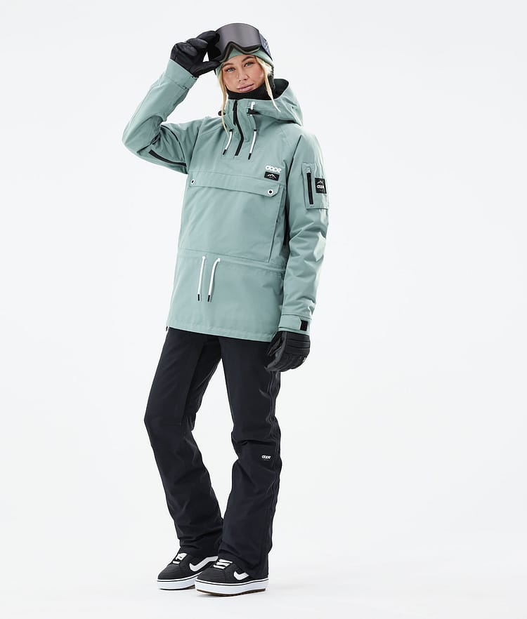 Dope Annok W 21 Lumilautailutakki Naiset Faded Green, Image 3 of 9
