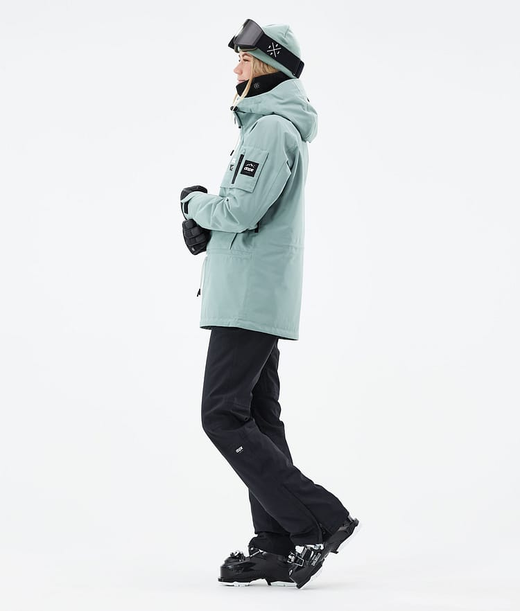 Dope Annok W 21 Laskettelutakki Naiset Faded Green, Image 4 of 9