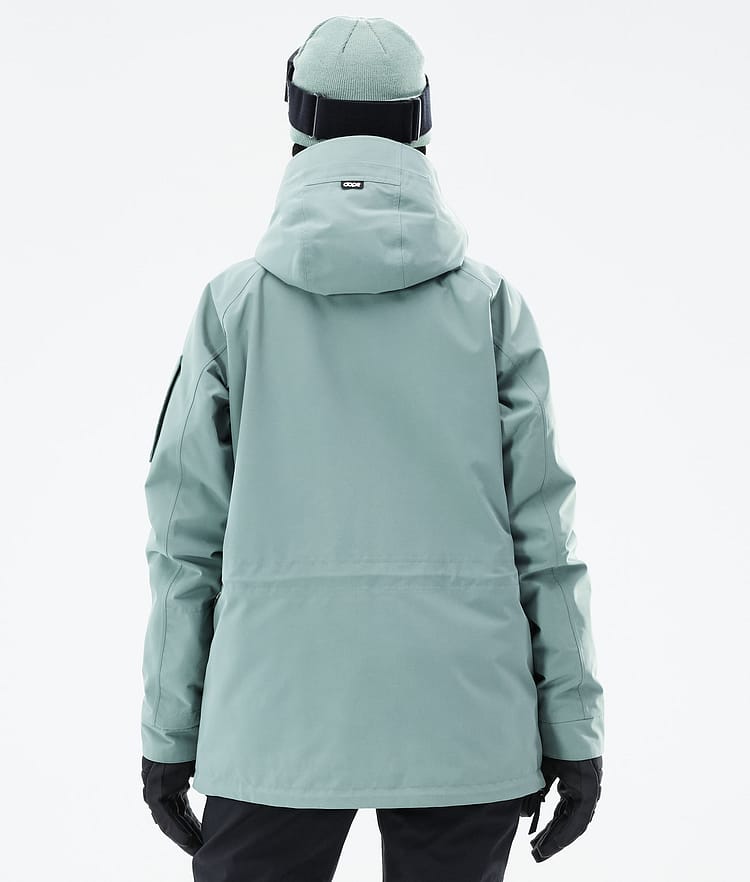 Dope Annok W 21 Lumilautailutakki Naiset Faded Green, Image 7 of 9