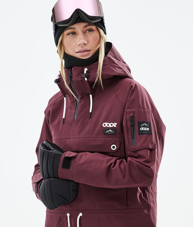 Dope Annok W 21 Lumilautailutakki Naiset Burgundy, Image 2 of 9