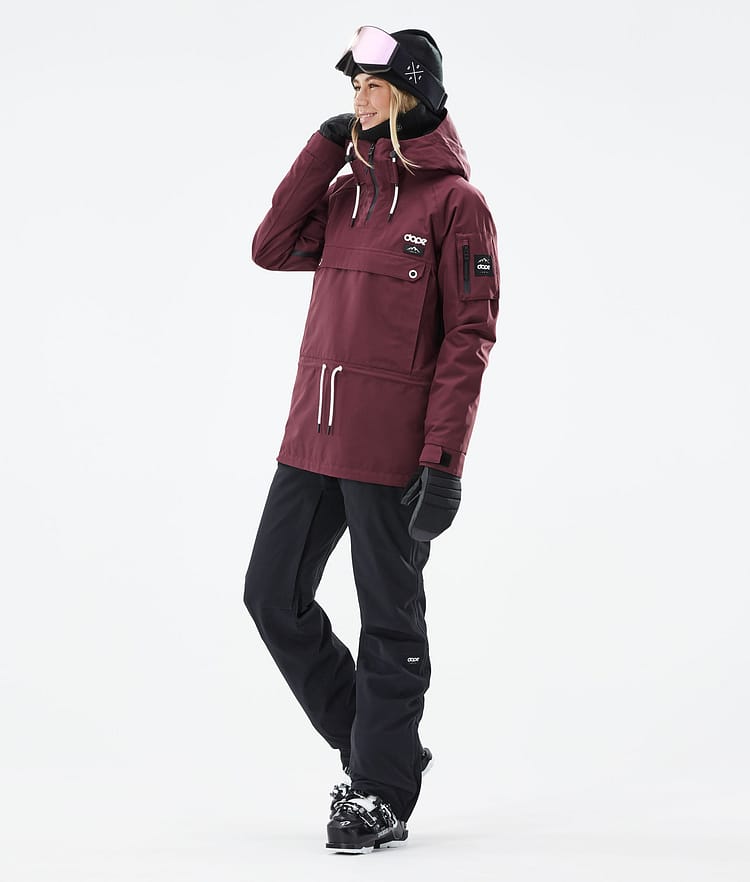 Dope Annok W 21 Laskettelutakki Naiset Burgundy, Image 3 of 9