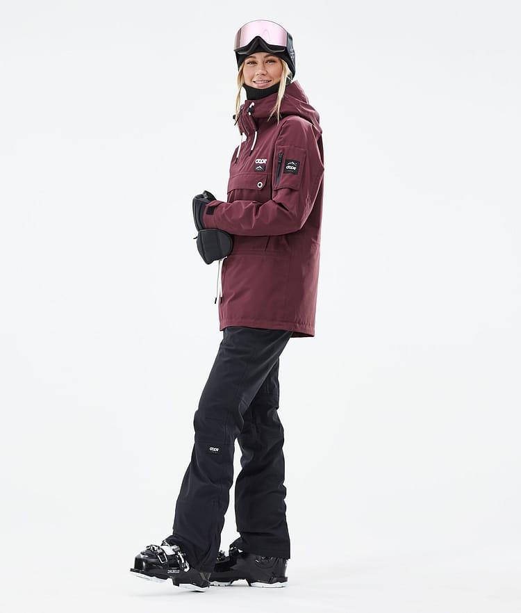 Dope Annok W 21 Laskettelutakki Naiset Burgundy, Image 4 of 9
