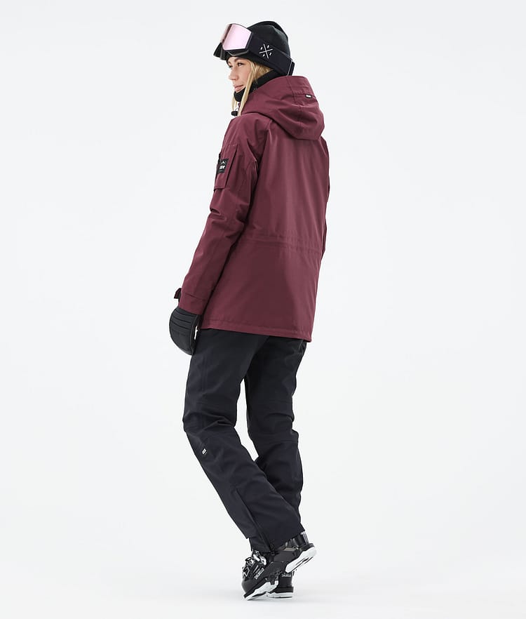Dope Annok W 21 Laskettelutakki Naiset Burgundy, Image 5 of 9