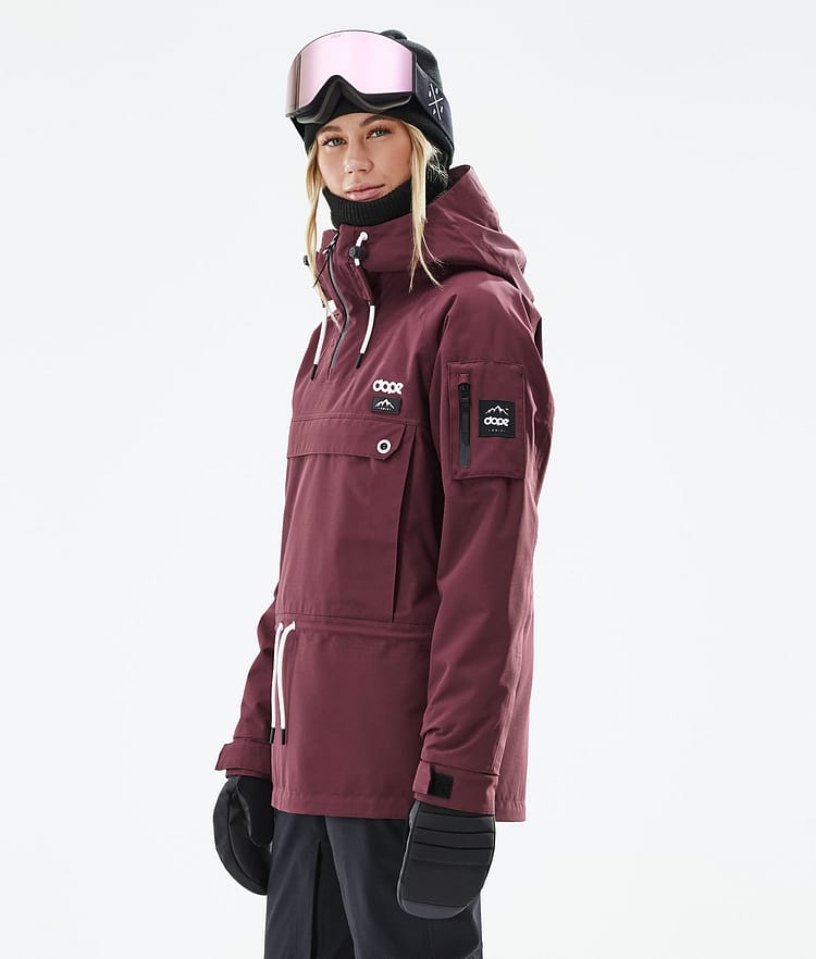 Dope Annok W 21 Laskettelutakki Naiset Burgundy, Image 6 of 9