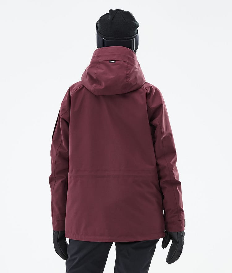 Dope Annok W 21 Lumilautailutakki Naiset Burgundy, Image 7 of 9