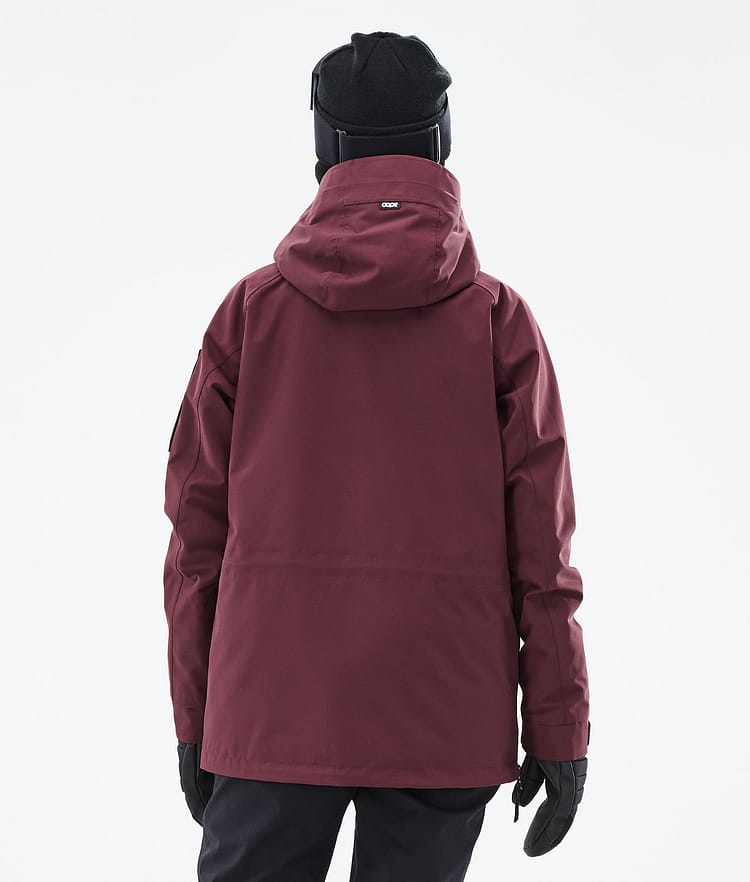 Dope Annok W 21 Laskettelutakki Naiset Burgundy, Image 7 of 9