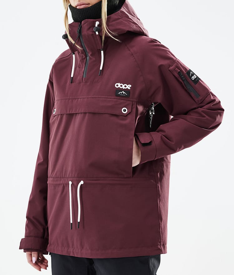 Dope Annok W 21 Lumilautailutakki Naiset Burgundy, Image 8 of 9