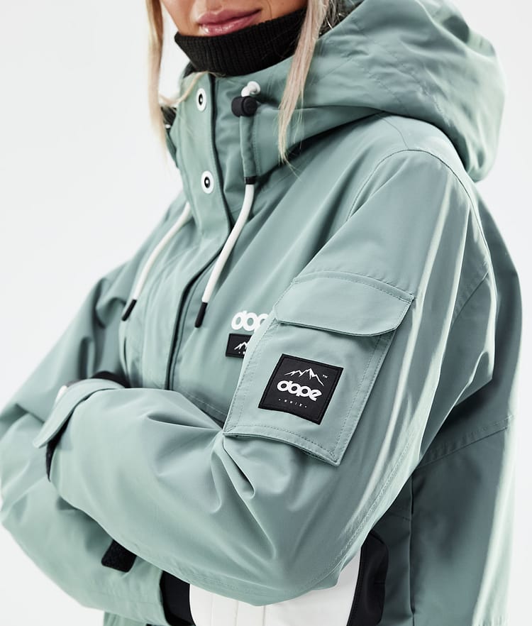Dope Adept W 21 Lumilautailutakki Naiset Faded Green, Image 2 of 11