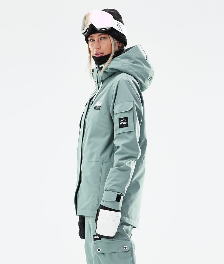 Dope Adept W 21 Laskettelutakki Naiset Faded Green, Image 7 of 11