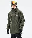 Dope Adept 2021 Lumilautailutakki Miehet Olive Green