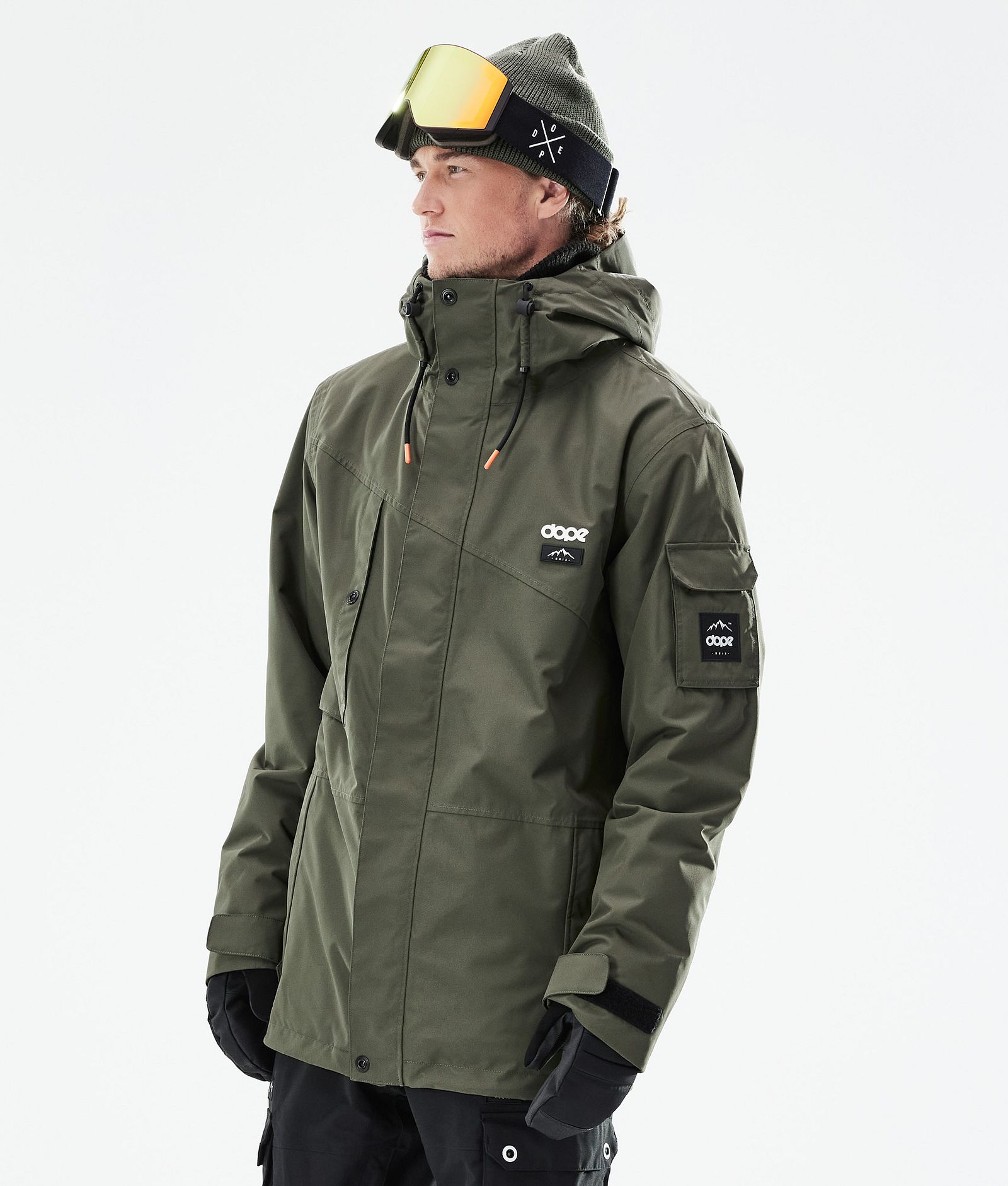Dope Adept 2021 Laskettelutakki Miehet Olive Green, Kuva 1 / 11